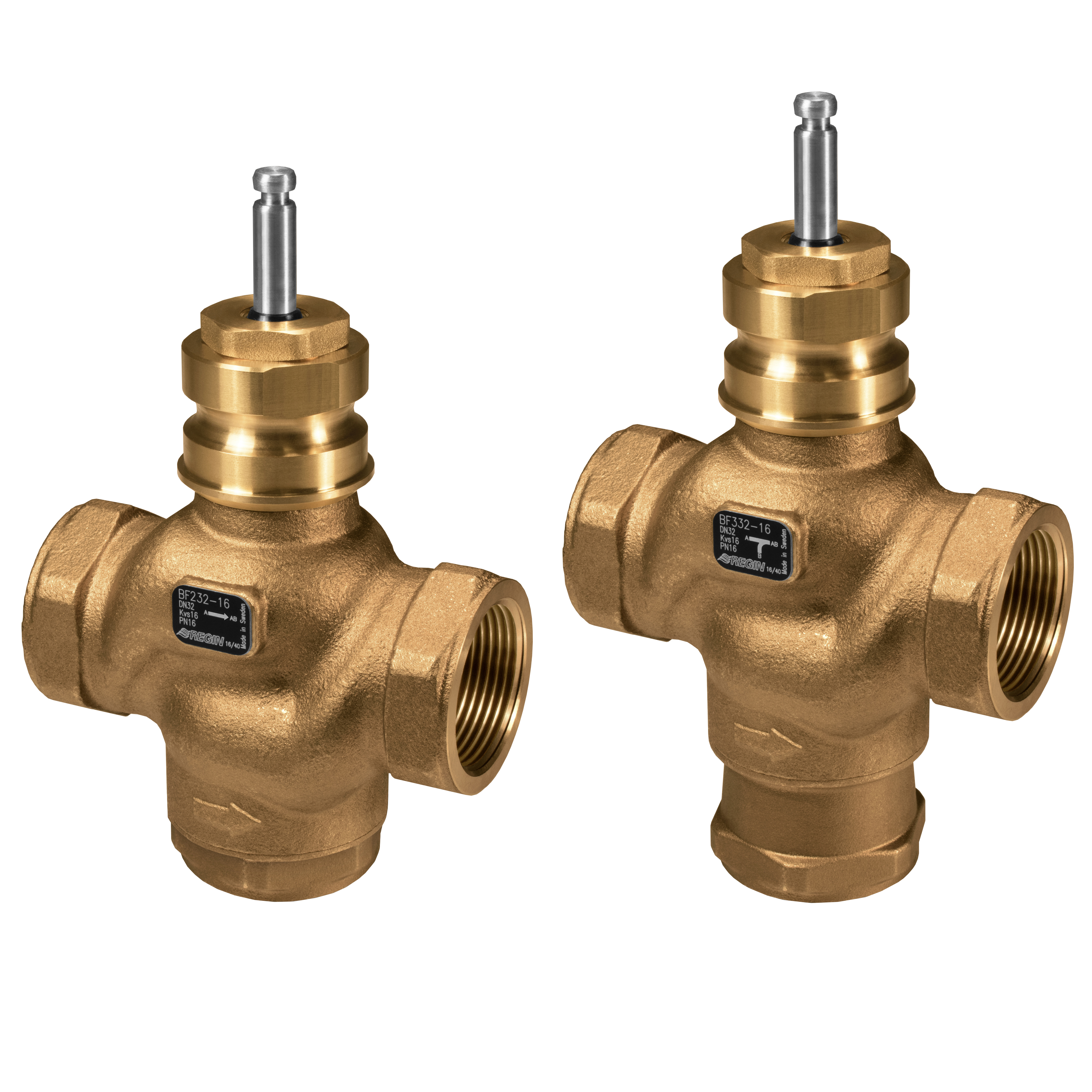 BF – 2- and 3-way control valves, DN15-50, kvs 0.63-40, 20 mm stroke