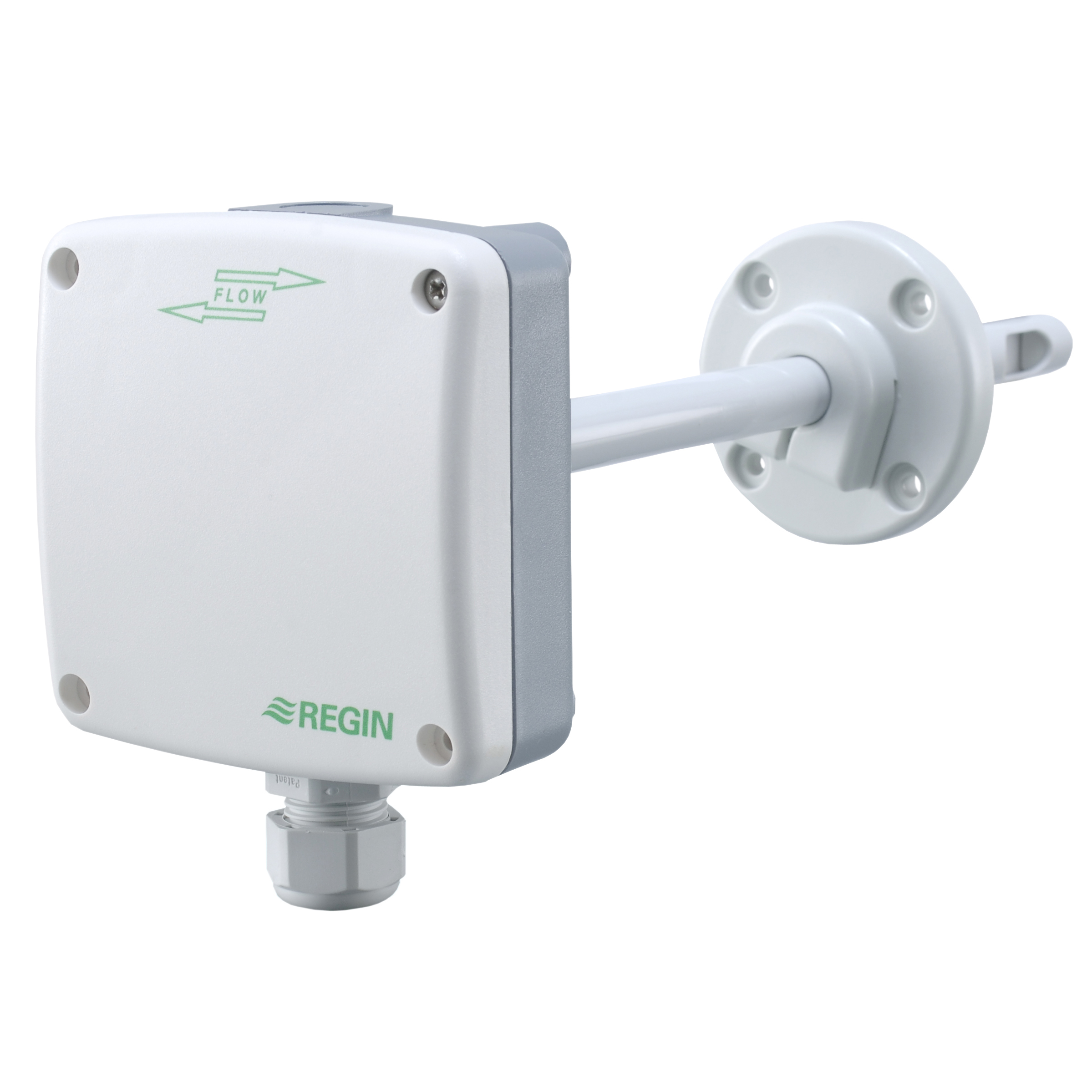CO2 transmitter, duct mounting