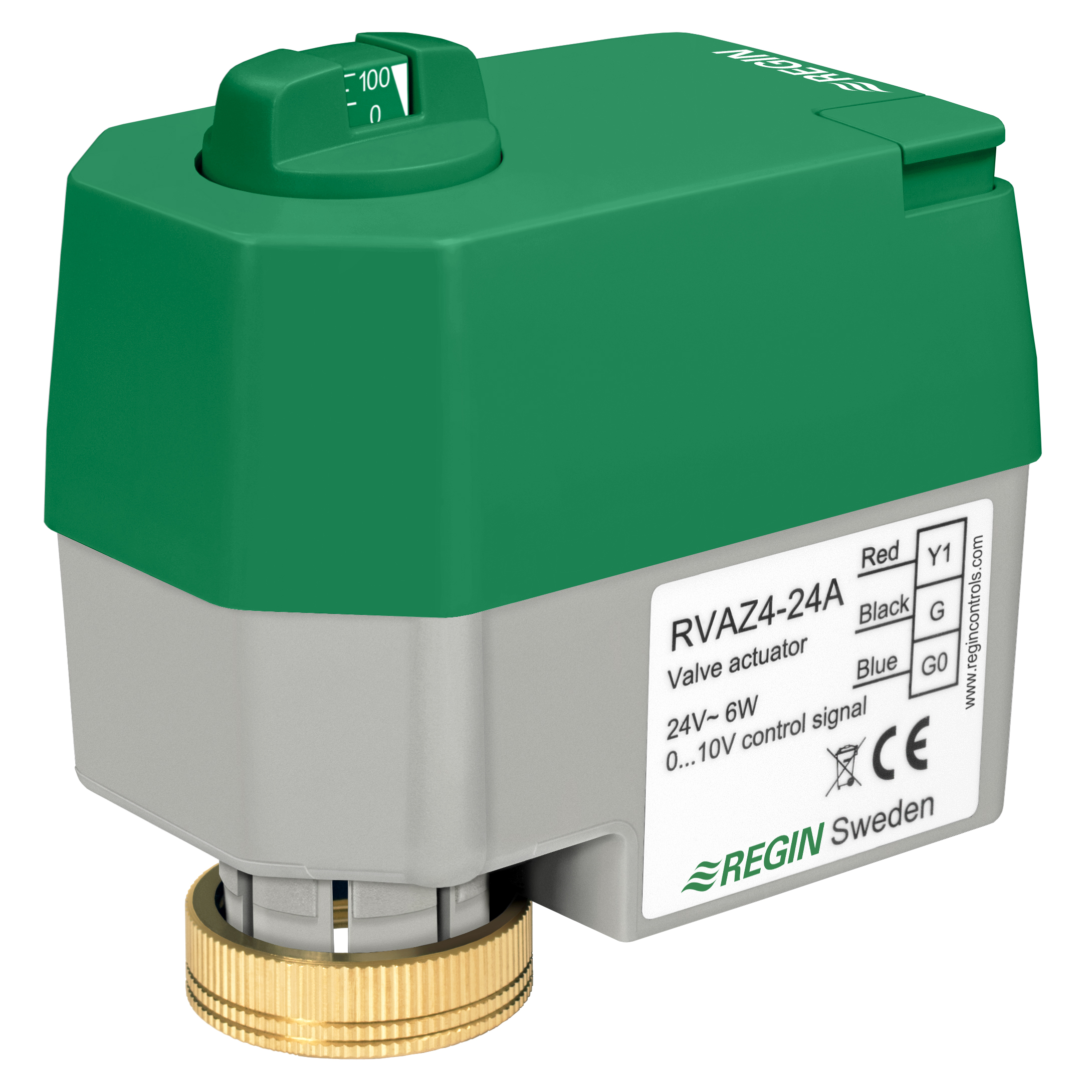 Valve actuator 400 N, 5.5 mm stroke, 0…10 V or 3-position control