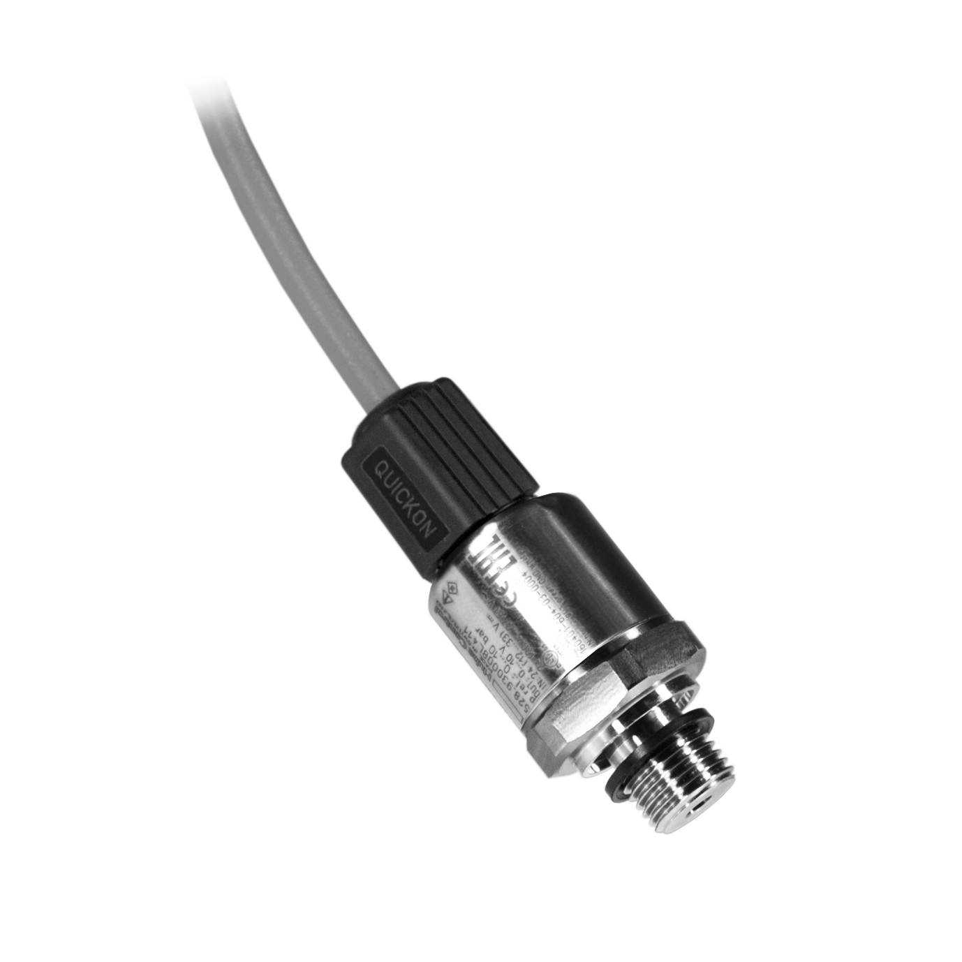 Pressure transmitter for liquids and gases