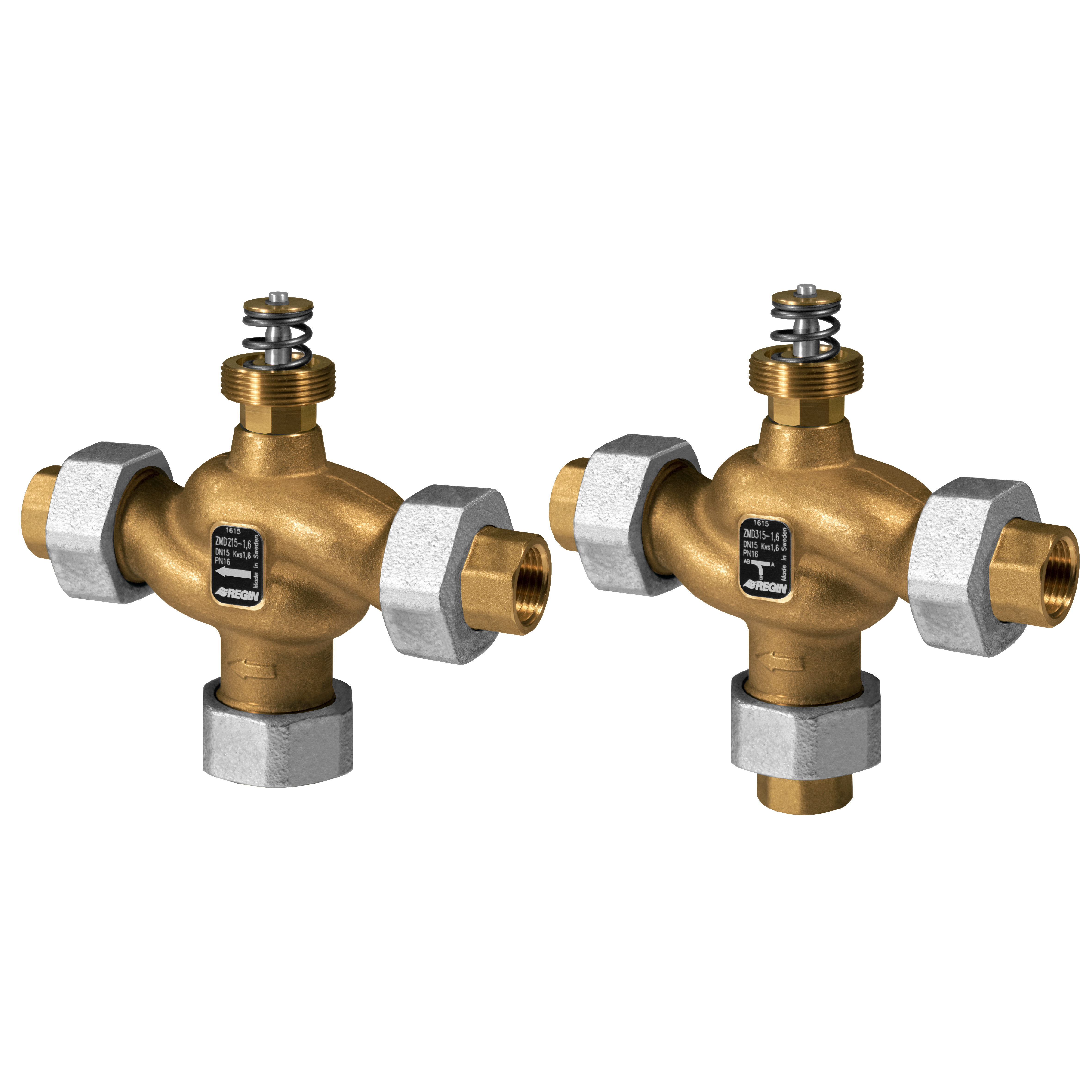 ZMD – 2- and 3-way control valves DN15-40, kvs 0.25-25, 5.5 mm stroke