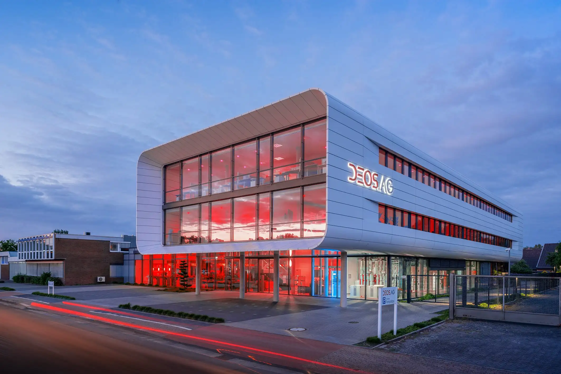 Aussenansicht des DEOS Unternehmen Rheine